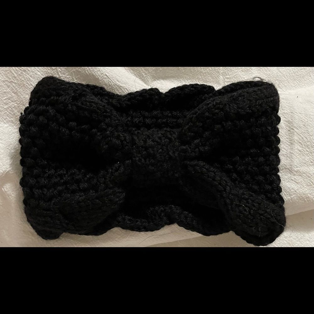 Knitted knot warm Headband